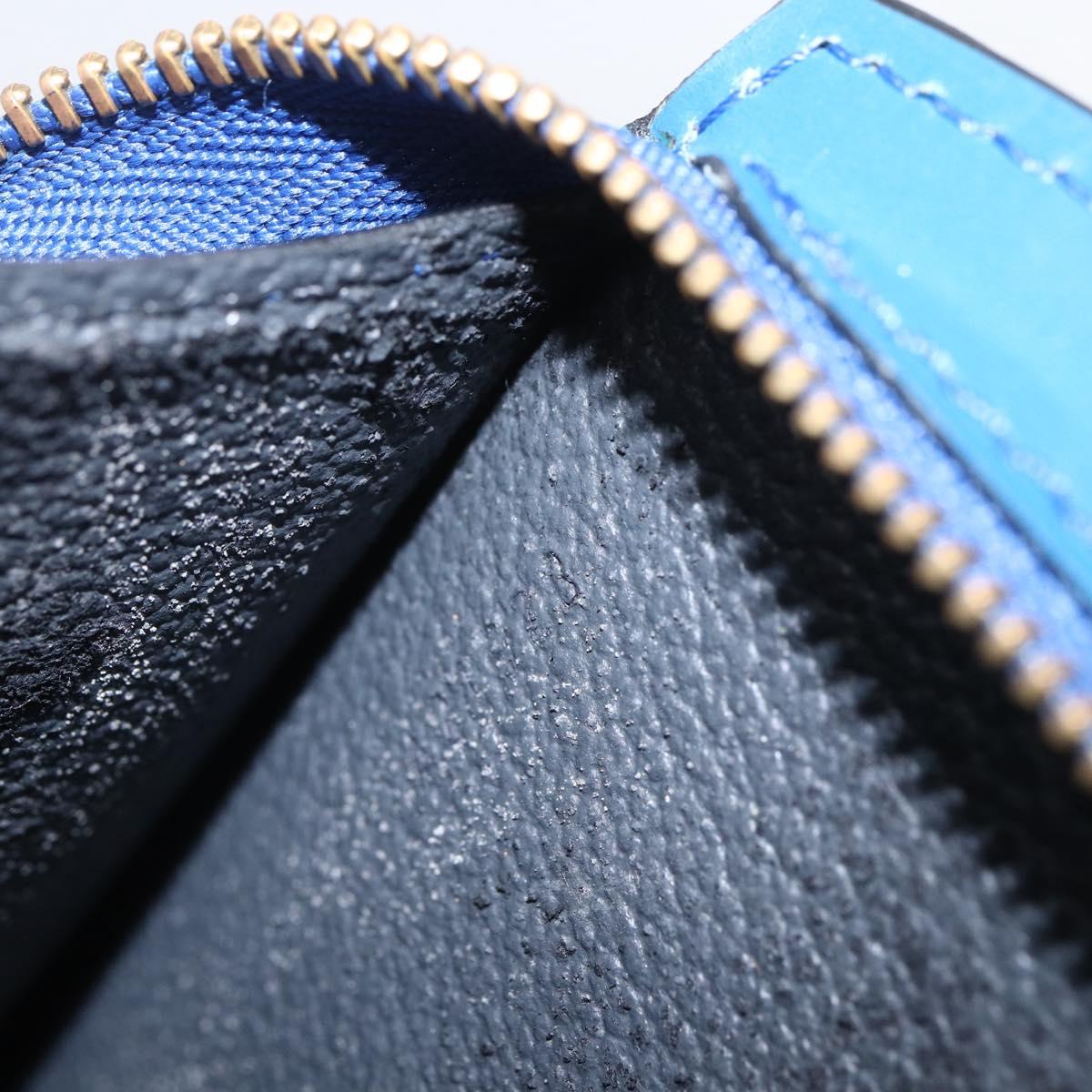 LOUIS VUITTON Epi Trousse Crete Pouch Blue M48405 LV Auth bs31950