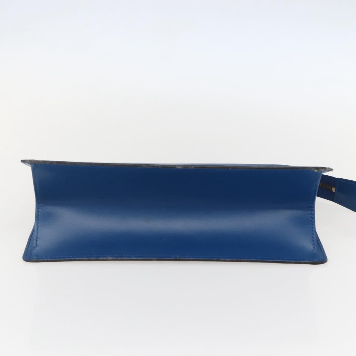 LOUIS VUITTON Epi Trousse Crete Pouch Blue M48405 LV Auth bs31950
