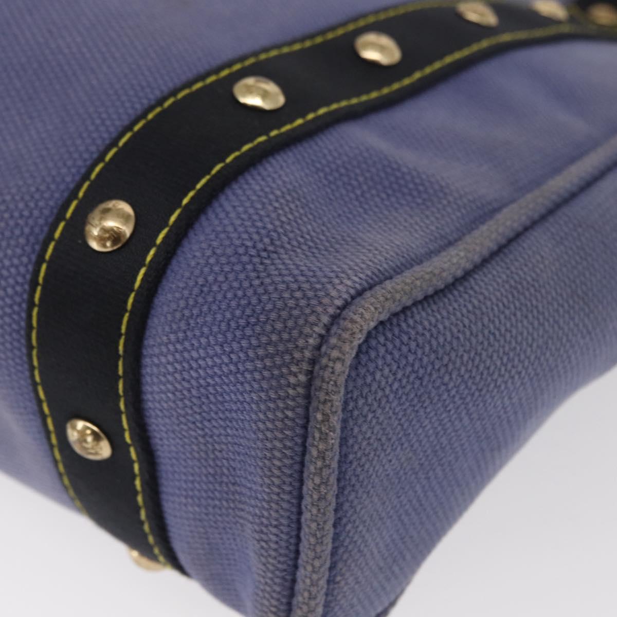 LOUIS VUITTON Antigua Cabas MM Tote Bag Blue M40087 LV Auth bs31951