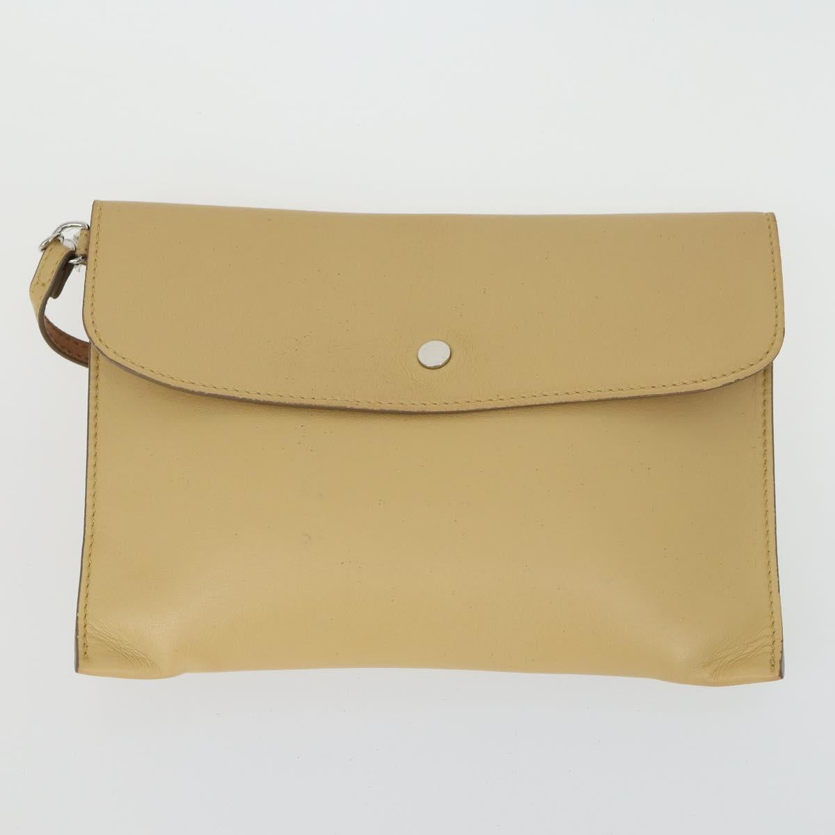 Stella MacCartney Shoulder Bag Polyester Leather 2 Set Black Beige Auth bs31980