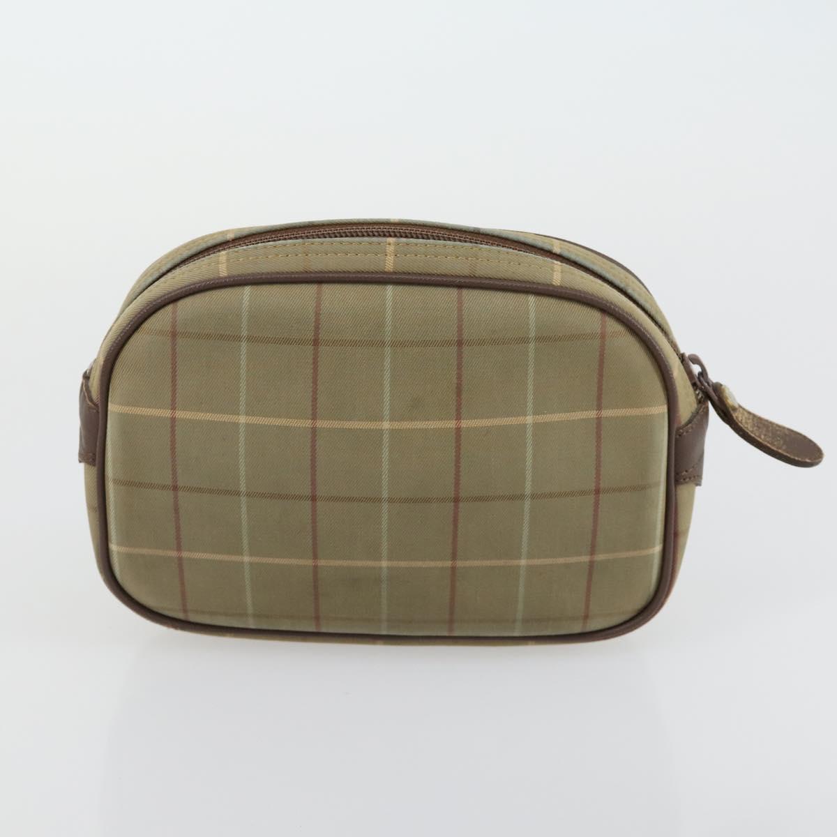 BURBERRY Nova Check Shoulder Bag Nylon Canvas 5 Set Yellow Beige Auth bs31981