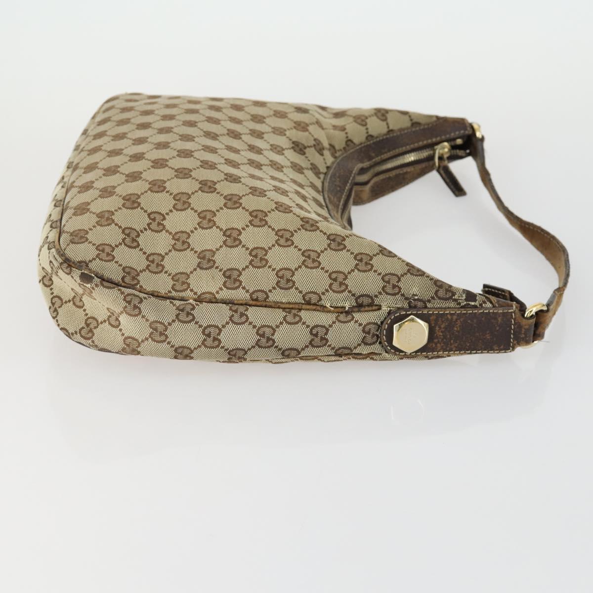 GUCCI GG Canvas Shoulder Bag 2 Set Beige Auth bs31982