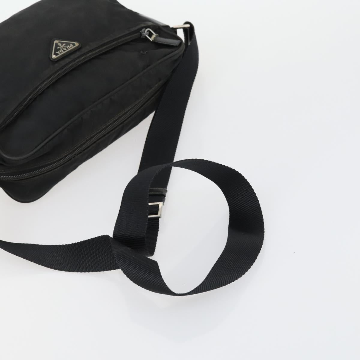 PRADA Shoulder Bag Nylon 3 Set Black Auth bs31983