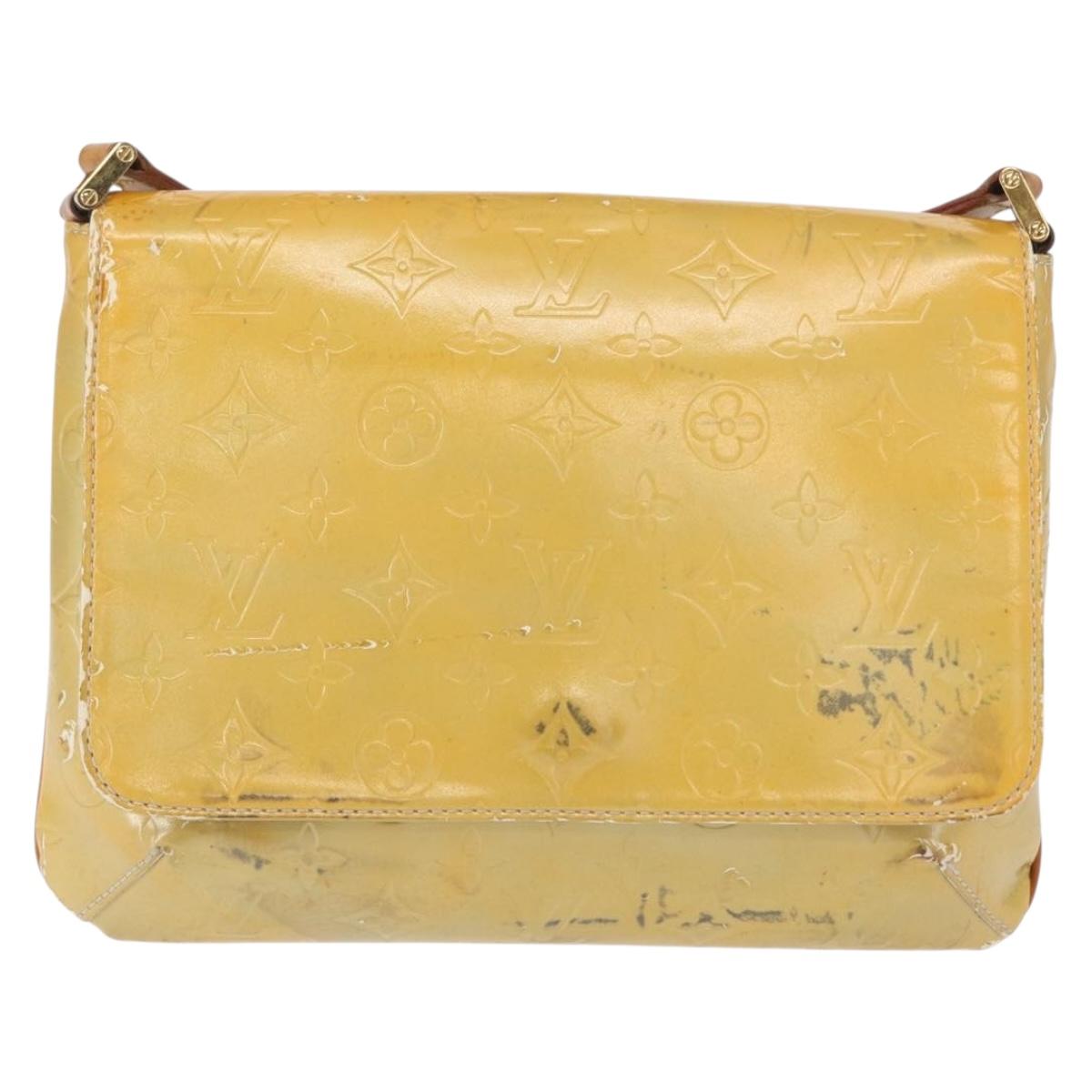 LOUIS VUITTON Monogram Vernis Thompson Street Bag Gris M91008 LV Auth bs31985