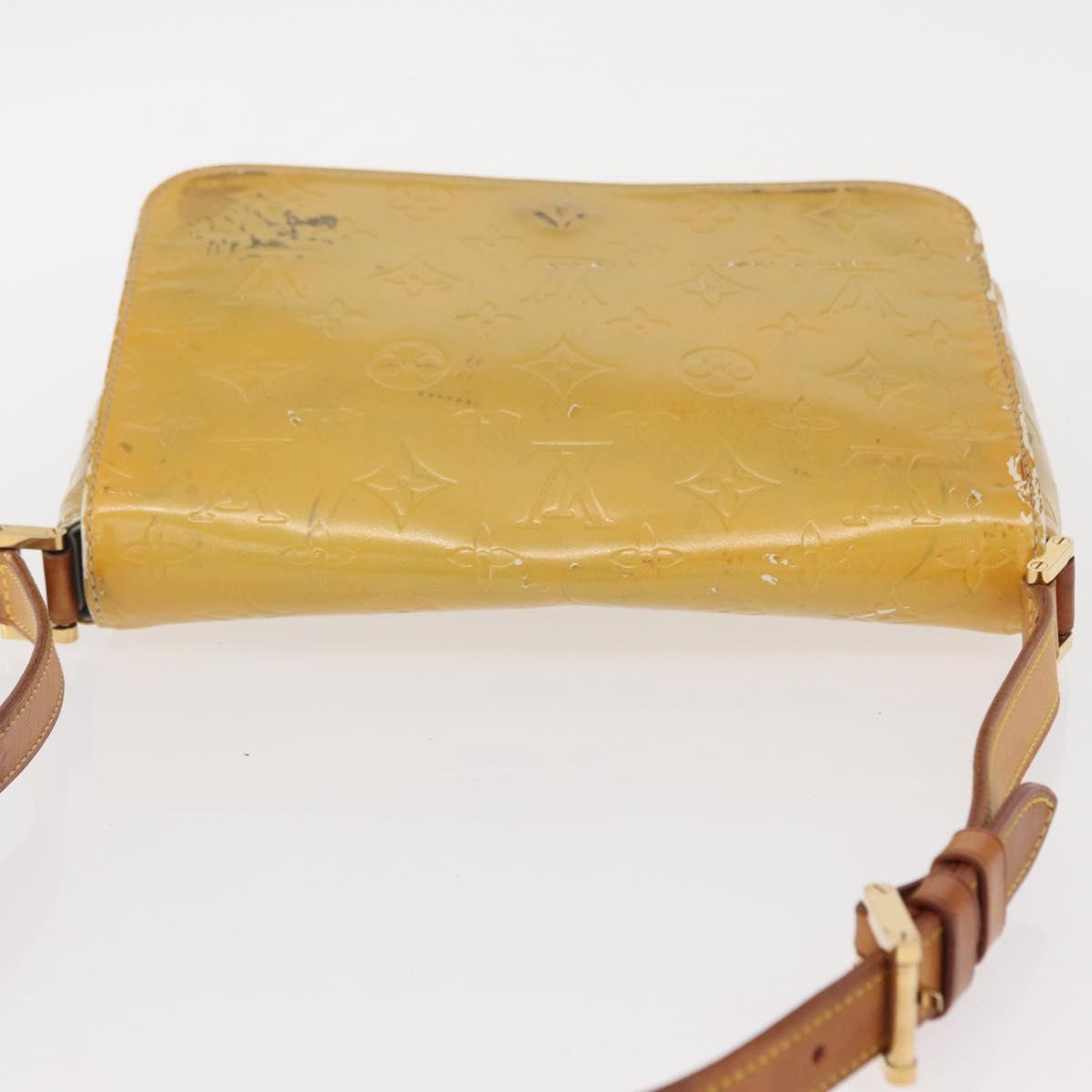 LOUIS VUITTON Monogram Vernis Thompson Street Bag Gris M91008 LV Auth bs31985
