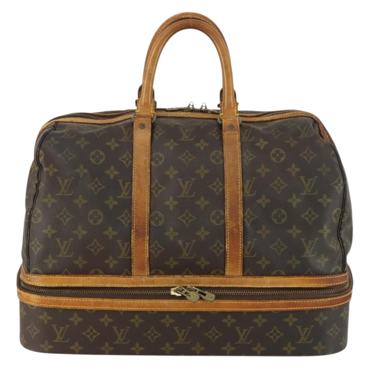 LOUIS VUITTON Monogram Sac Sports Boston Bag M41444 LV Auth bs31998