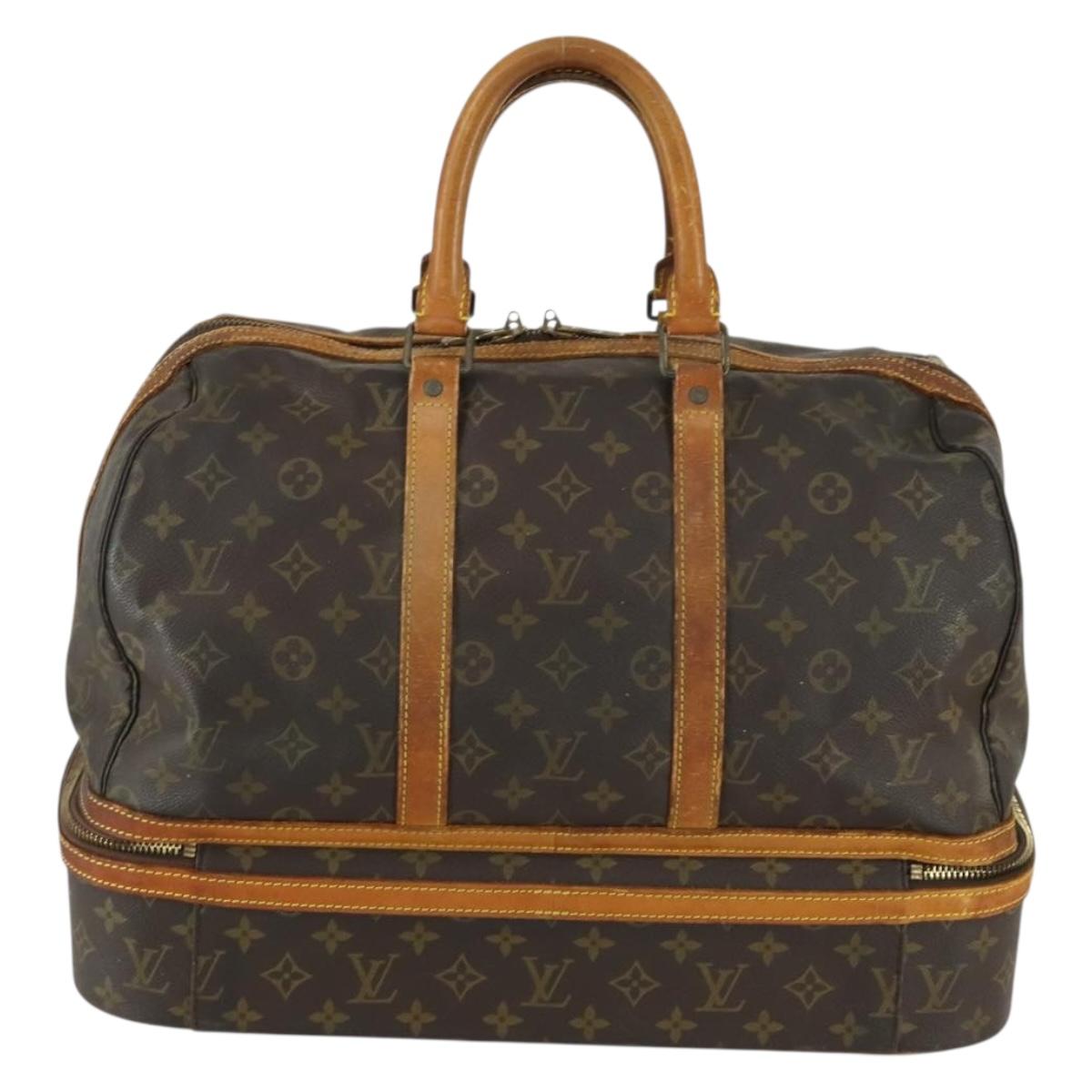 LOUIS VUITTON Monogram Sac Sports Boston Bag M41444 LV Auth bs31998