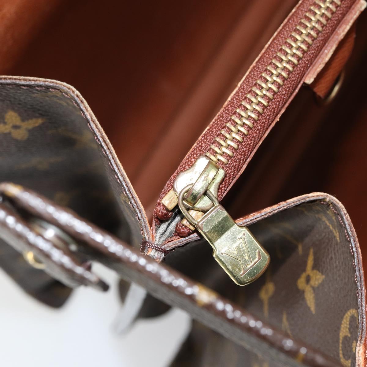 LOUIS VUITTON Monogram Serviette Fermoir Business Bag M53305 LV Auth bs32001