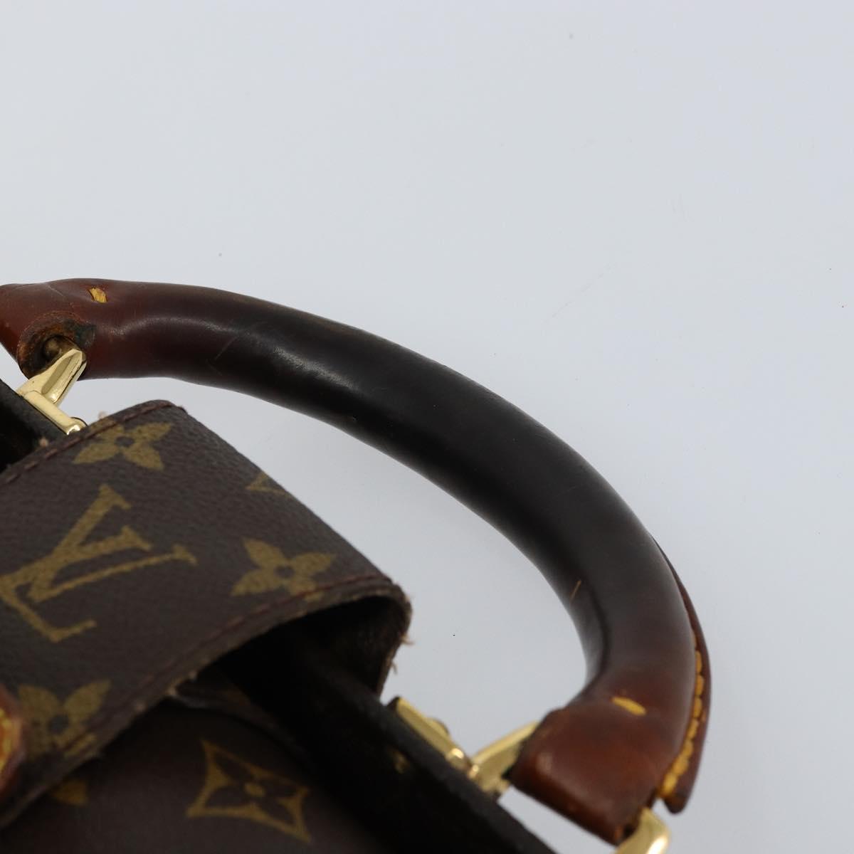 LOUIS VUITTON Monogram Serviette Fermoir Business Bag M53305 LV Auth bs32001