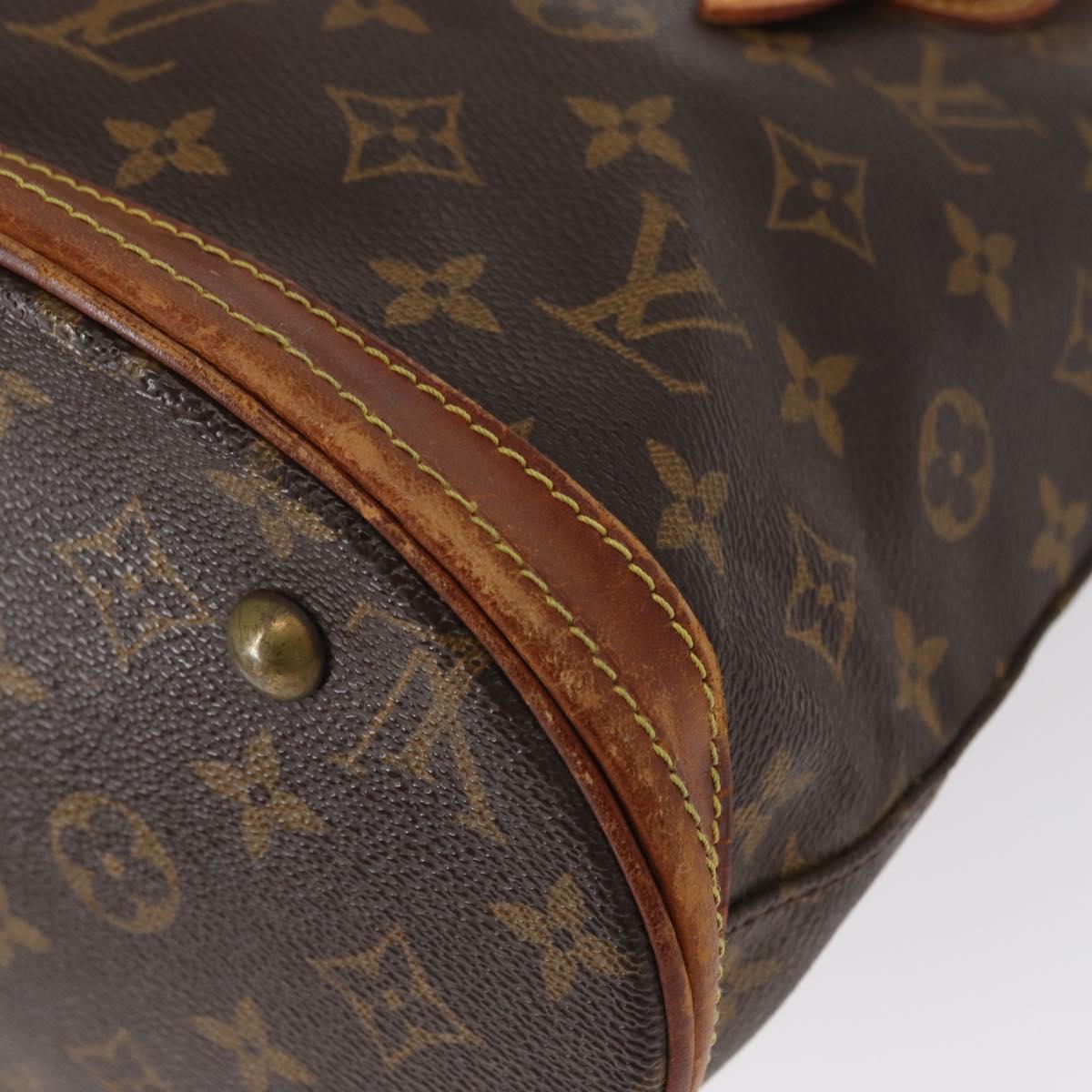 LOUIS VUITTON Monogram Bucket PM Shoulder Bag M42238 LV Auth bs32008