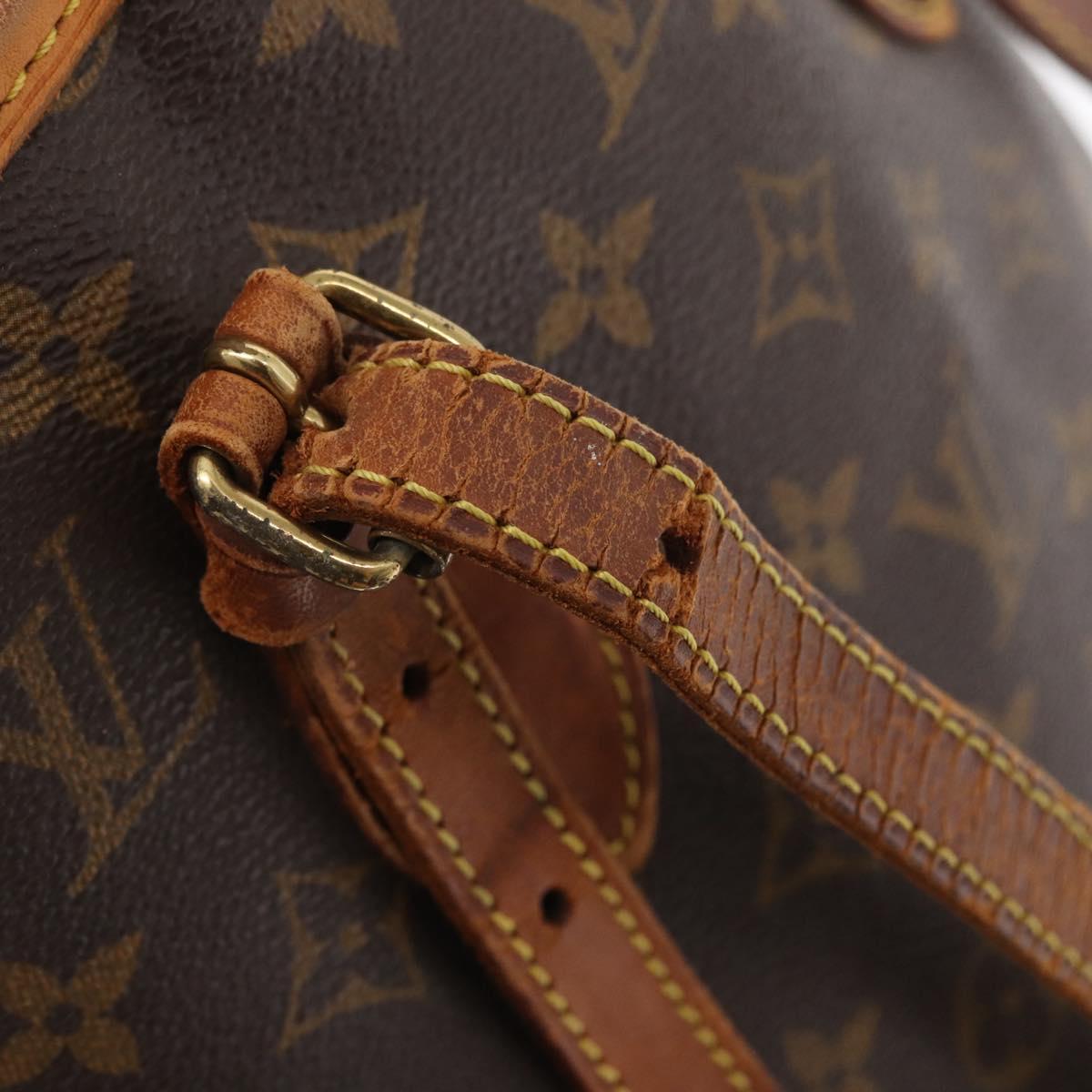 LOUIS VUITTON Monogram Bucket PM Shoulder Bag M42238 LV Auth bs32008