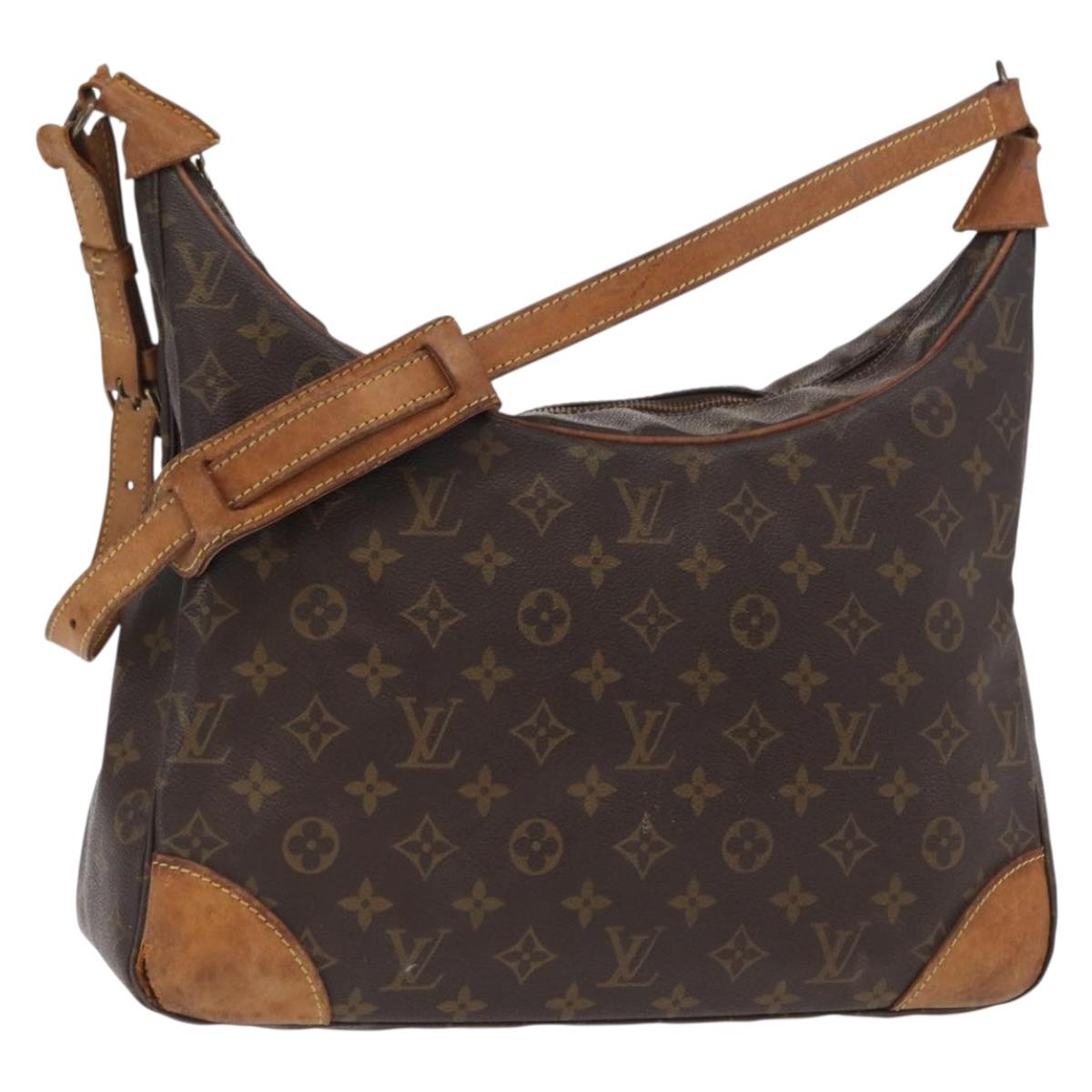 LOUIS VUITTON Monogram Boulogne 35 Shoulder Bag M51260 LV Auth bs32012