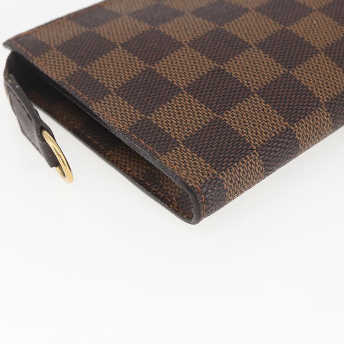 LOUIS VUITTON Damier Ebene Marais Pouch LV Auth bs32015
