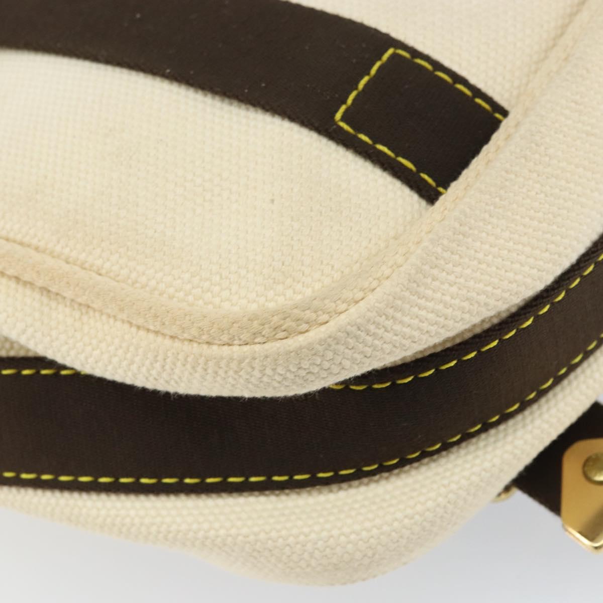 LOUIS VUITTON Antigua Buzzus PM Shoulder Bag Beige Brown M40042 LV Auth bs32016