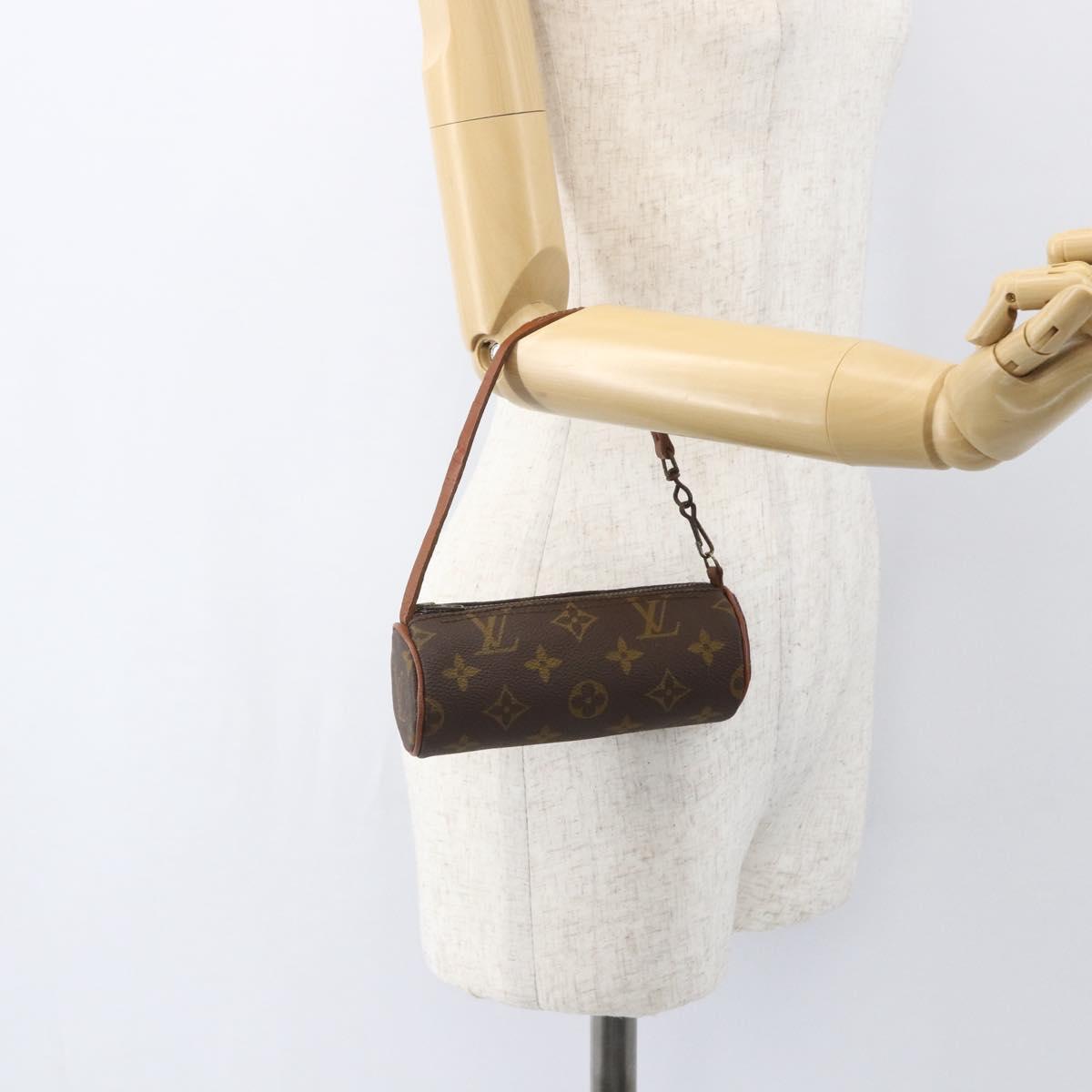 LOUIS VUITTON Monogram Papillon Pouch LV Auth bs32017