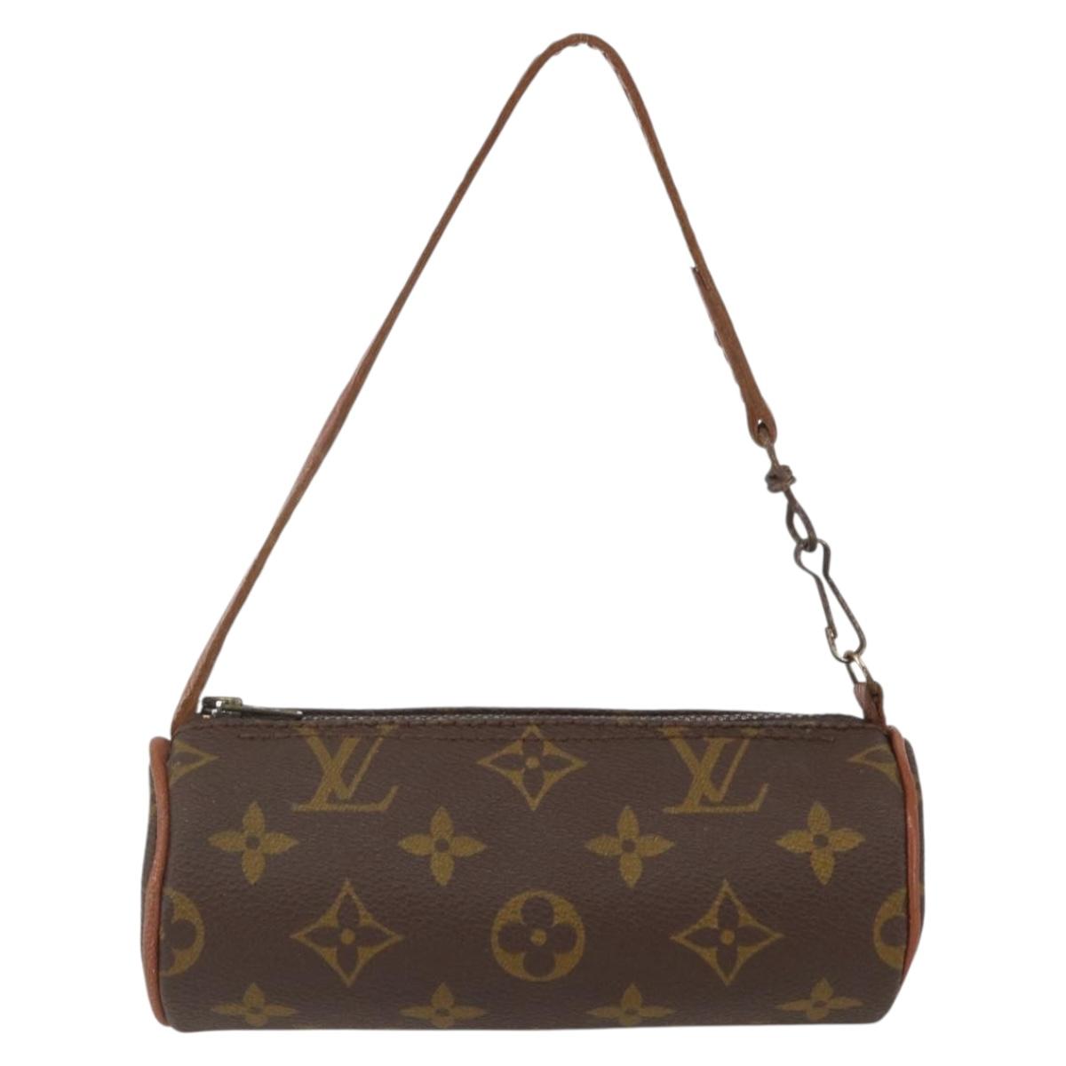 LOUIS VUITTON Monogram Papillon Pouch LV Auth bs32017