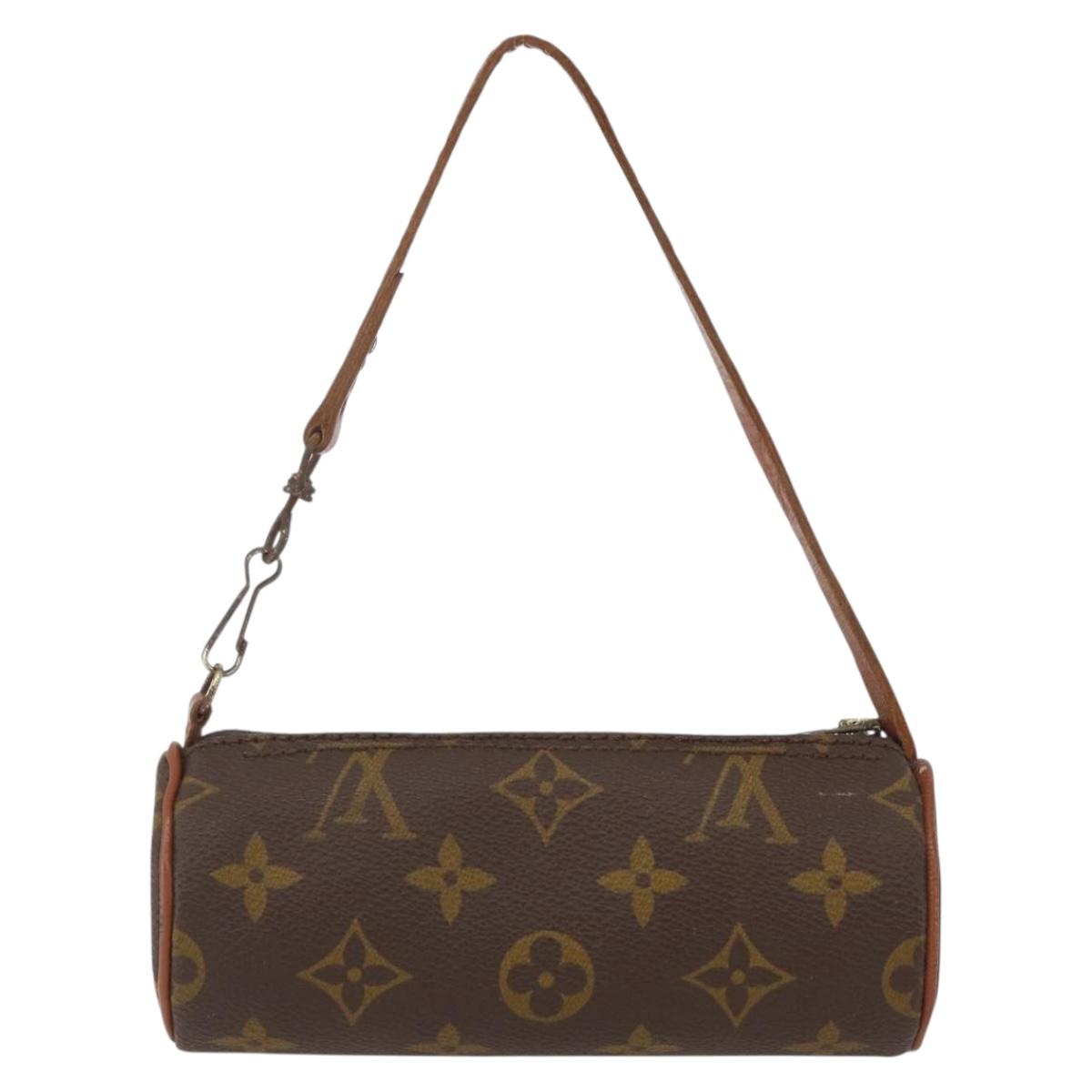 LOUIS VUITTON Monogram Papillon Pouch LV Auth bs32017