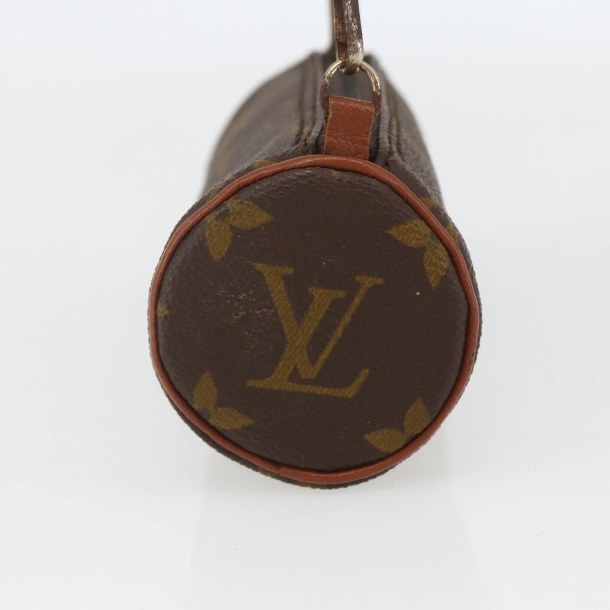 LOUIS VUITTON Monogram Papillon Pouch LV Auth bs32017