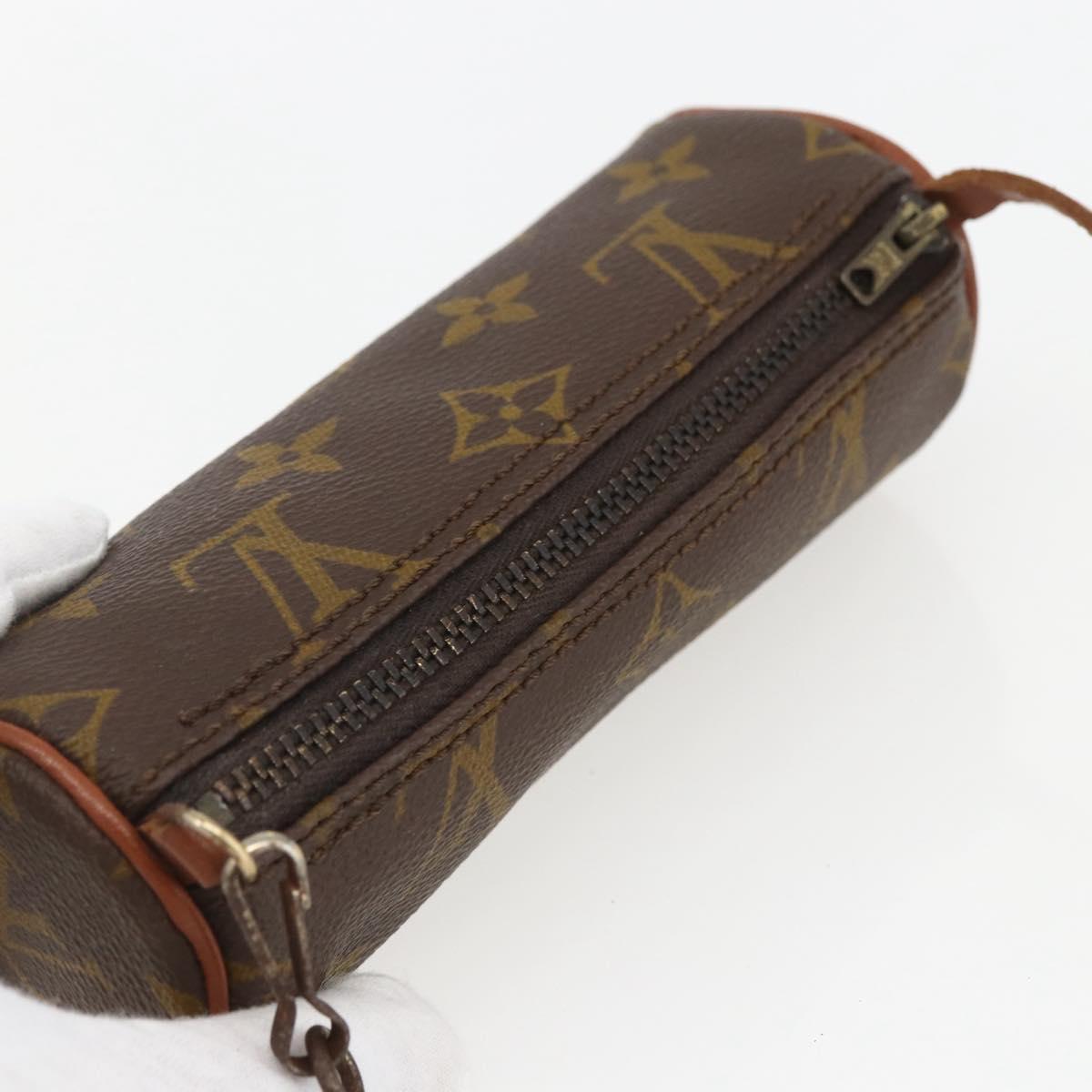 LOUIS VUITTON Monogram Papillon Pouch LV Auth bs32017