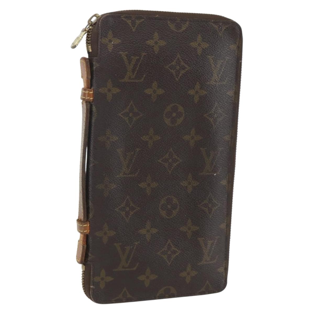 LOUIS VUITTON Monogram Organizer De Voyage Travel Case M60119 LV Auth bs32020