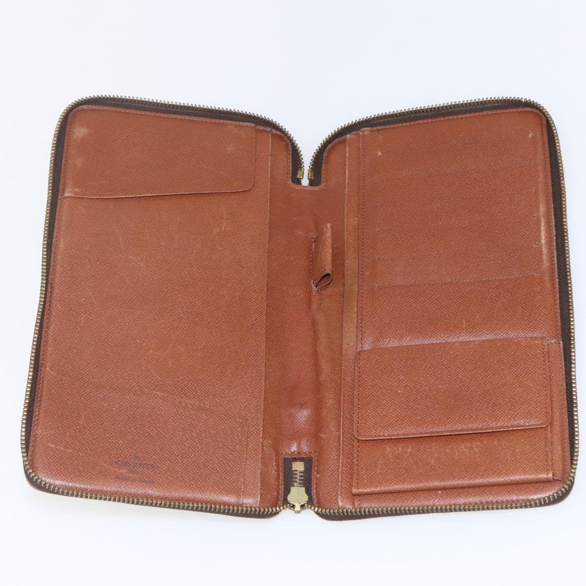 LOUIS VUITTON Monogram Organizer De Voyage Travel Case M60119 LV Auth bs32020