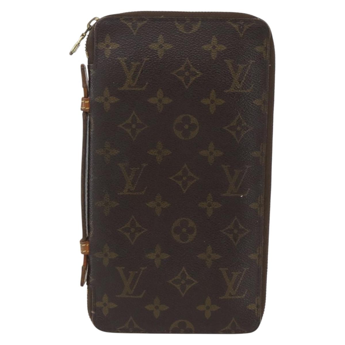 LOUIS VUITTON Monogram Organizer De Voyage Travel Case M60119 LV Auth bs32020