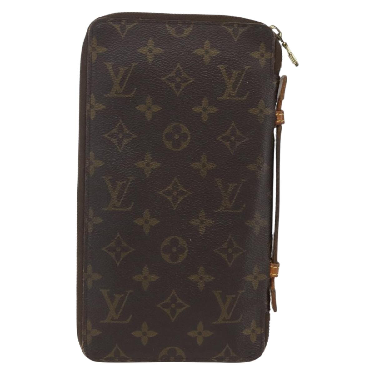 LOUIS VUITTON Monogram Organizer De Voyage Travel Case M60119 LV Auth bs32020
