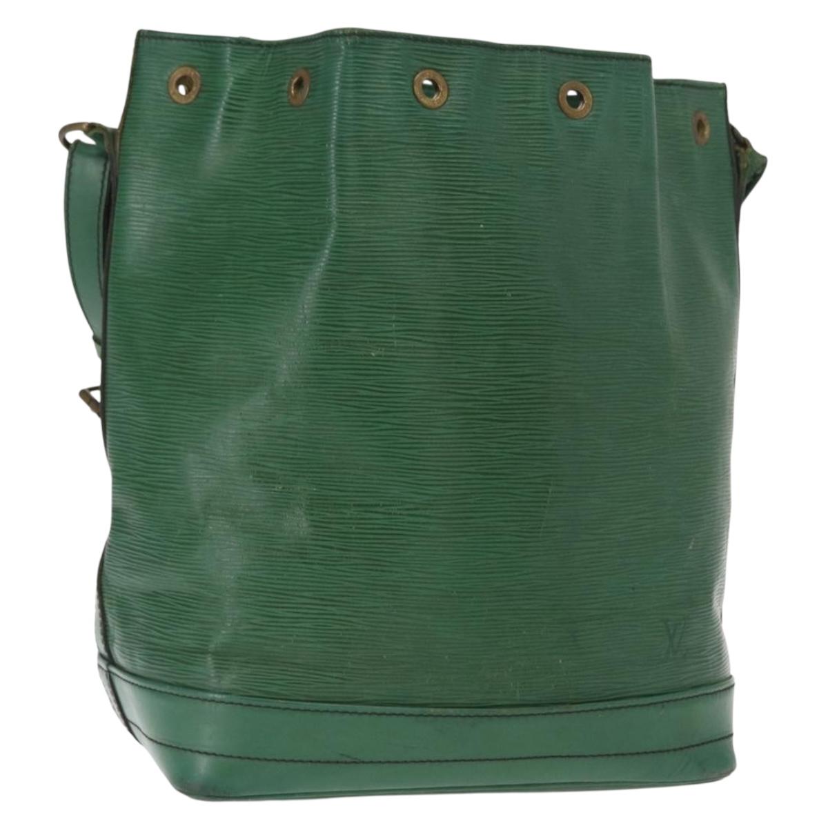 LOUIS VUITTON Epi Noe Shoulder Bag Green M44004 LV Auth bs32027
