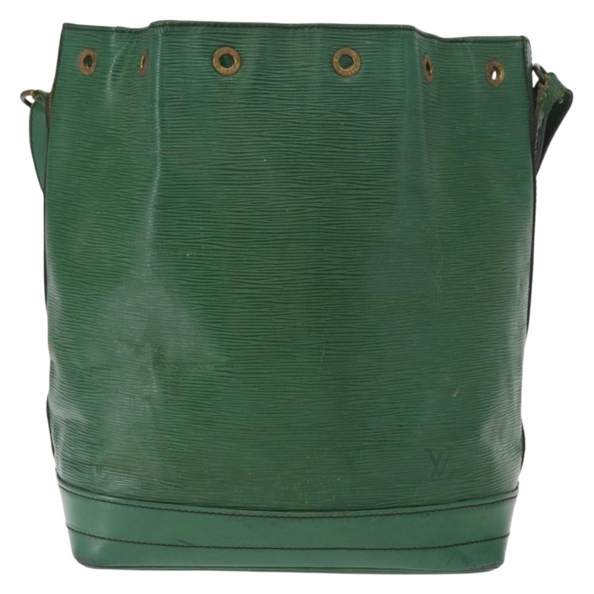 LOUIS VUITTON Epi Noe Shoulder Bag Green M44004 LV Auth bs32027