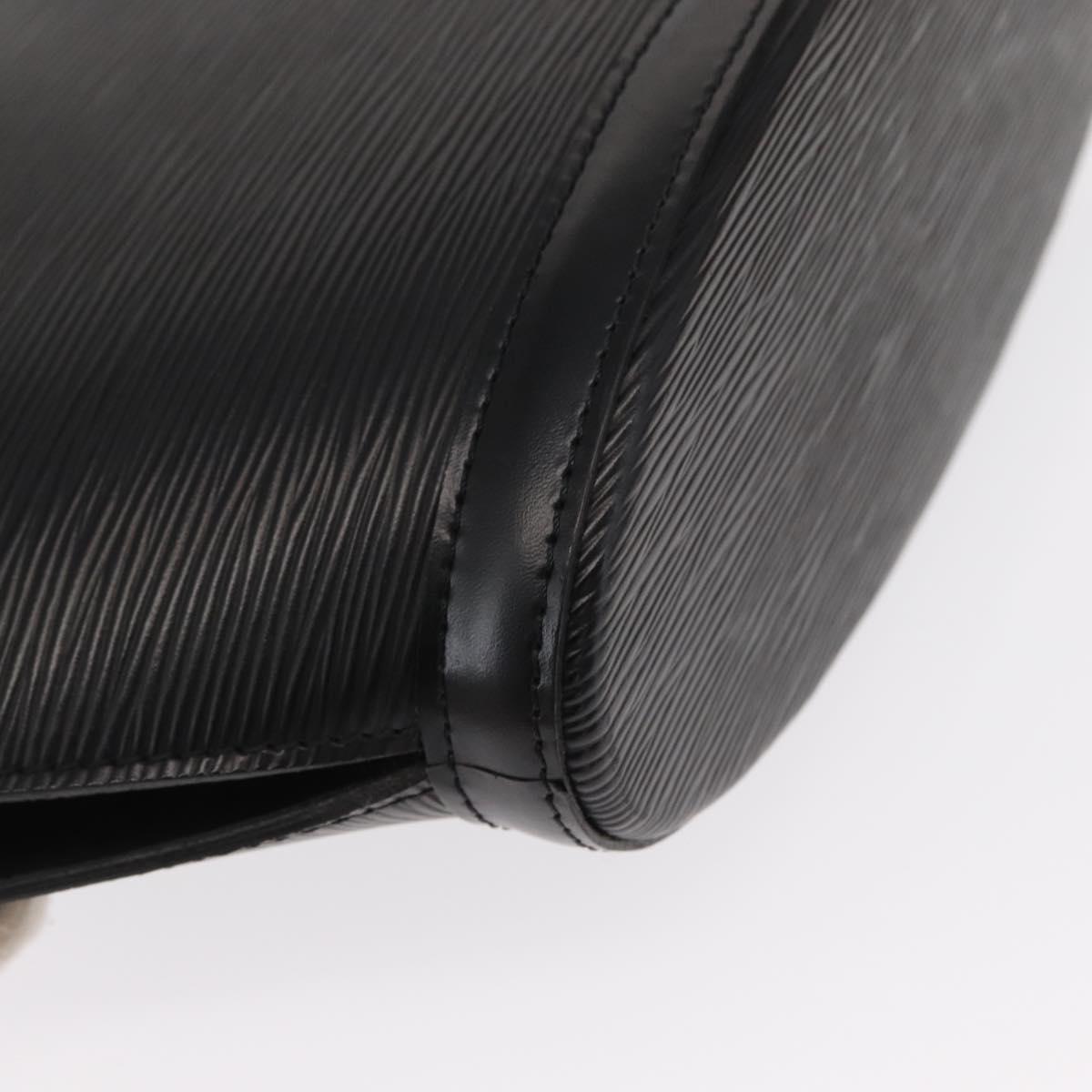 LOUIS VUITTON Epi Saint Jacques Hand Bag Black M52272 LV Auth bs32028