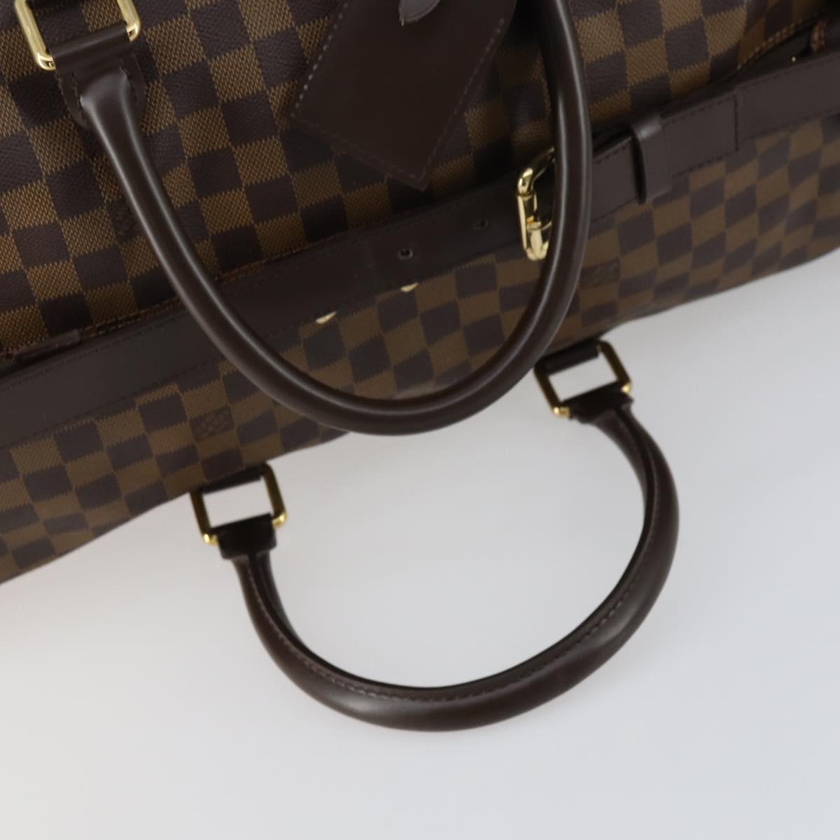 LOUIS VUITTON Damier Ebene Eall 60 Boston Bag N23203 LV Auth bs32032