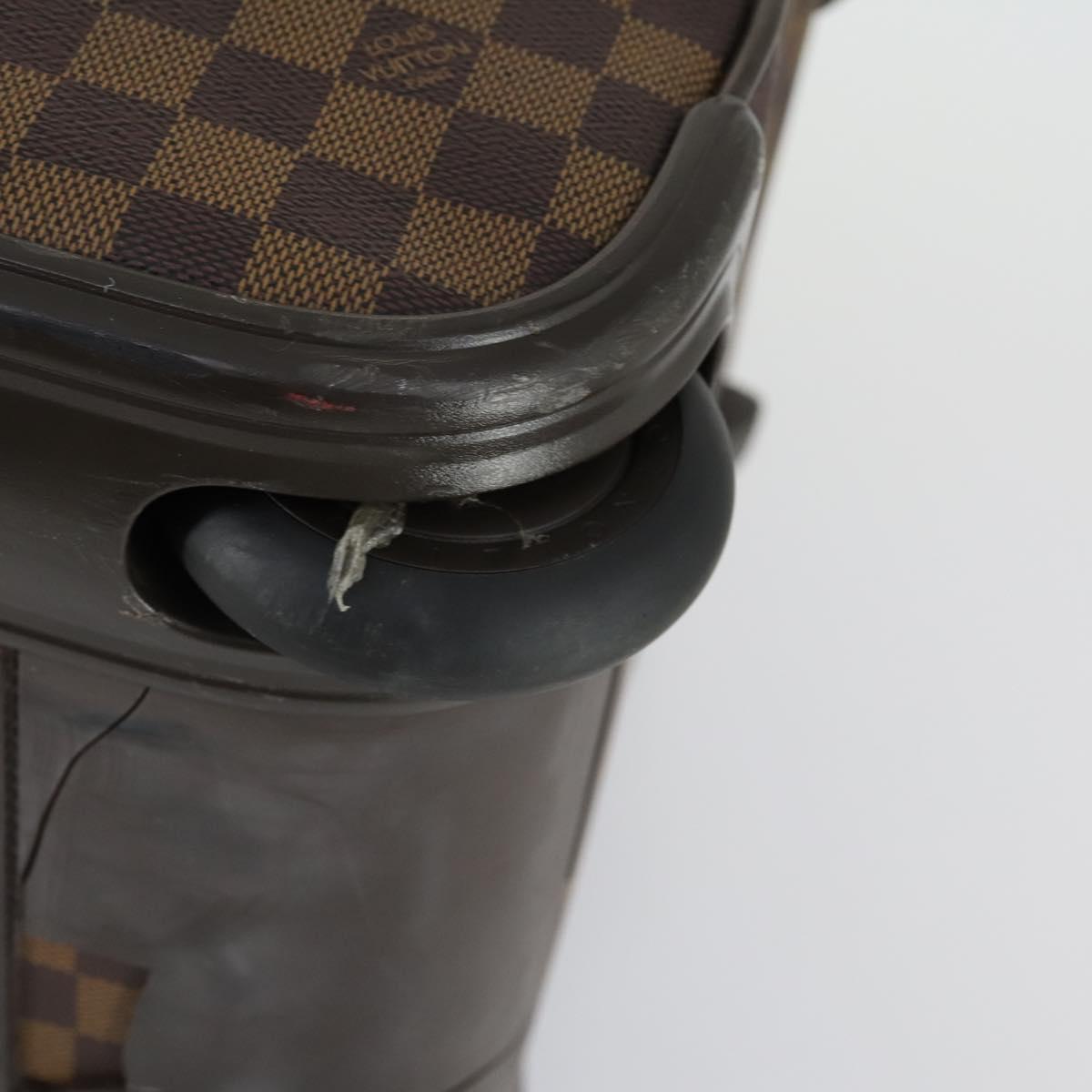 LOUIS VUITTON Damier Ebene Eall 60 Boston Bag N23203 LV Auth bs32032