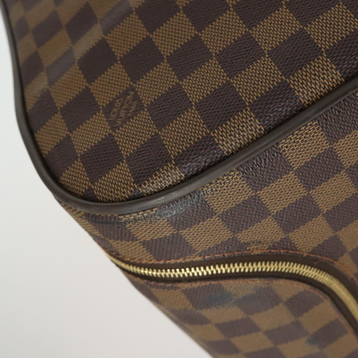 LOUIS VUITTON Damier Ebene Eall 60 Boston Bag N23203 LV Auth bs32032