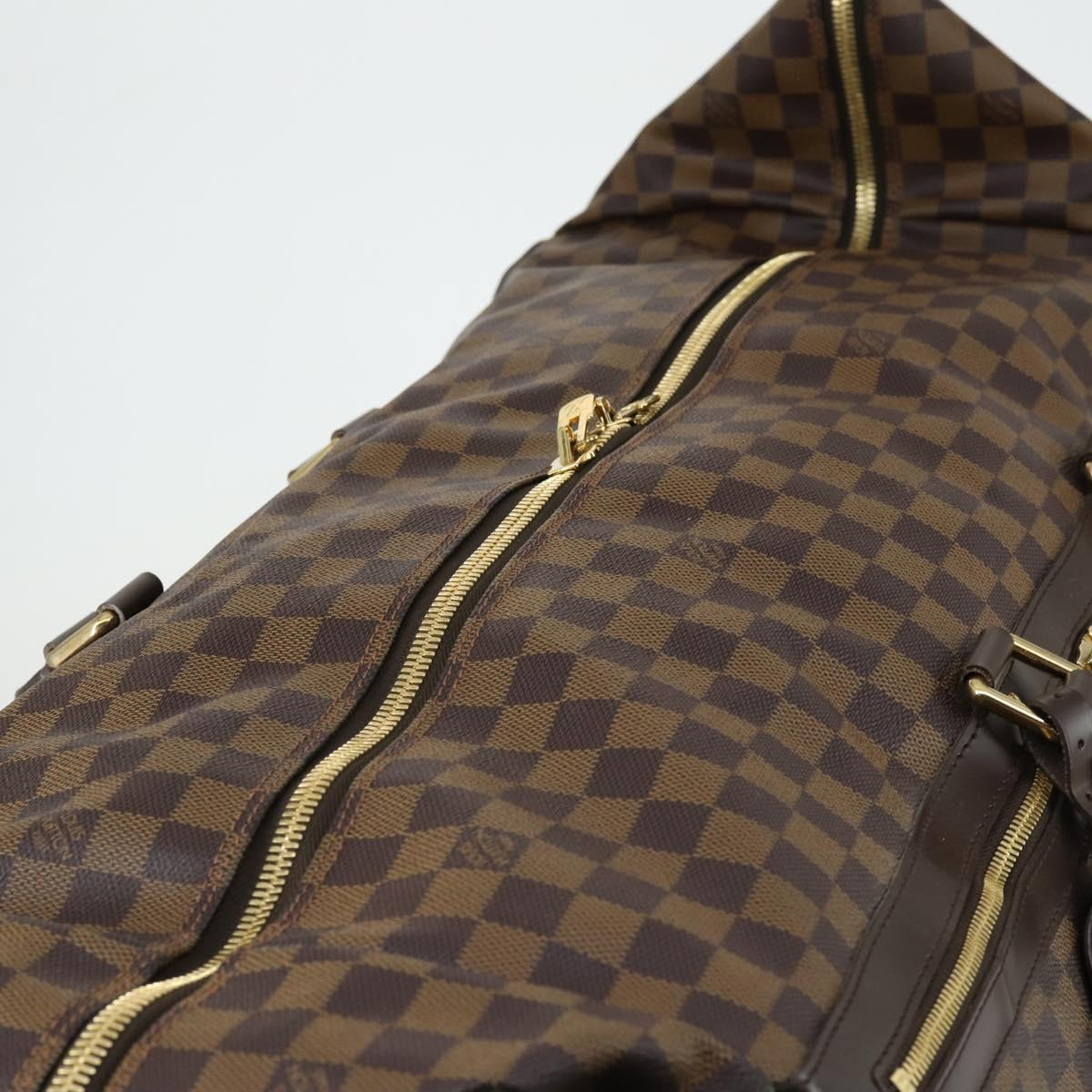 LOUIS VUITTON Damier Ebene Eall 60 Boston Bag N23203 LV Auth bs32032