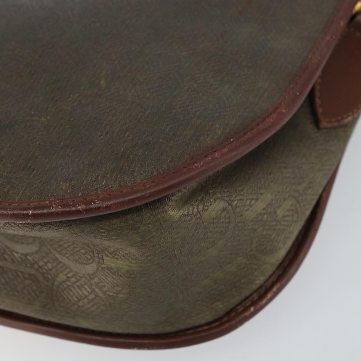 GUCCI Shoulder Bag Canvas Brown Gold 001 23 1036 Auth bs32044