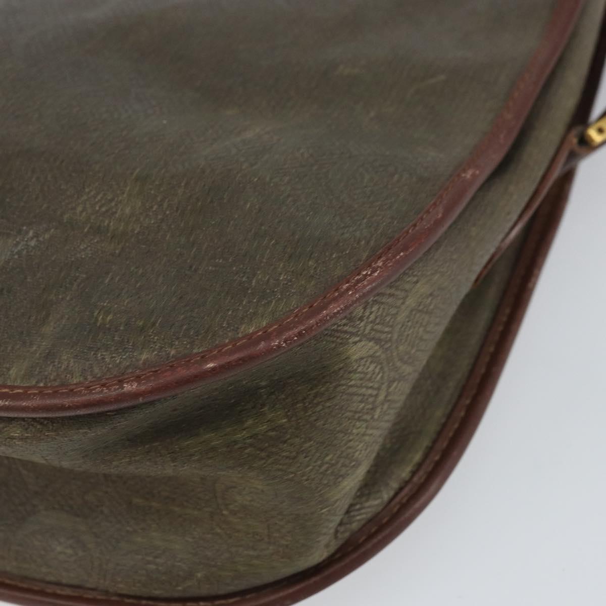 GUCCI Shoulder Bag Canvas Brown Gold 001 23 1036 Auth bs32044