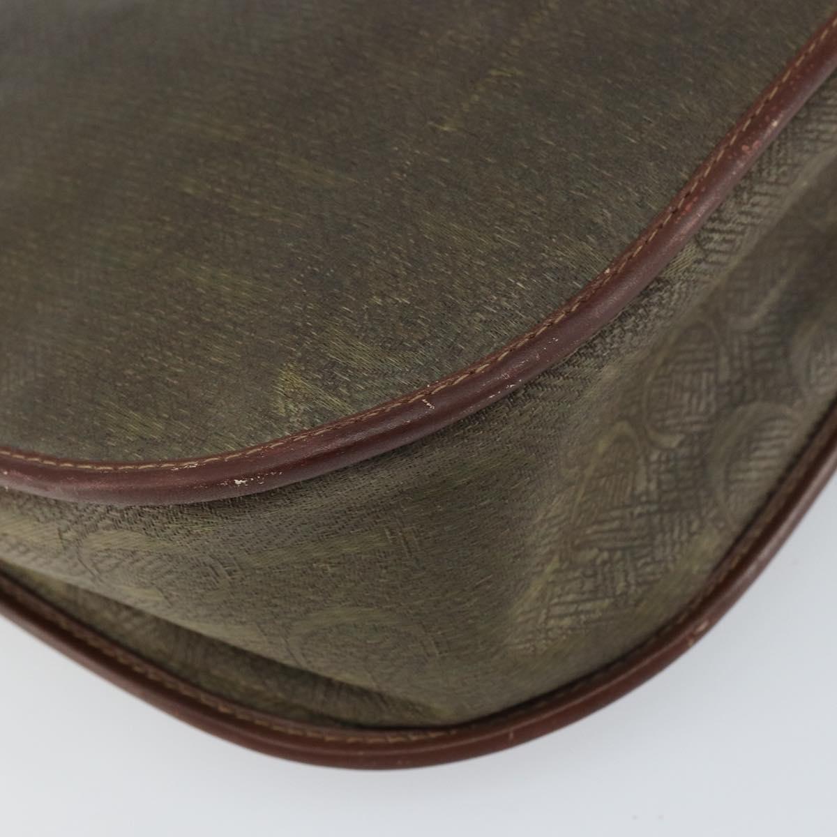GUCCI Shoulder Bag Canvas Brown Gold 001 23 1036 Auth bs32044