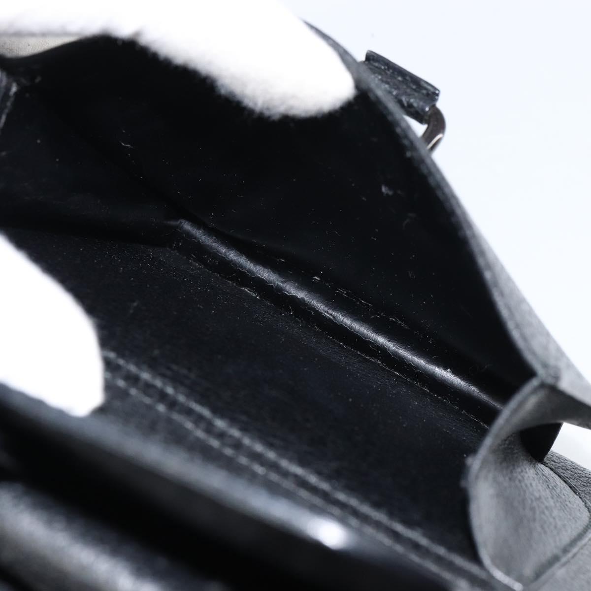 GUCCI Hand Bag Leather Black 000 2058 0308 6 Auth bs32047