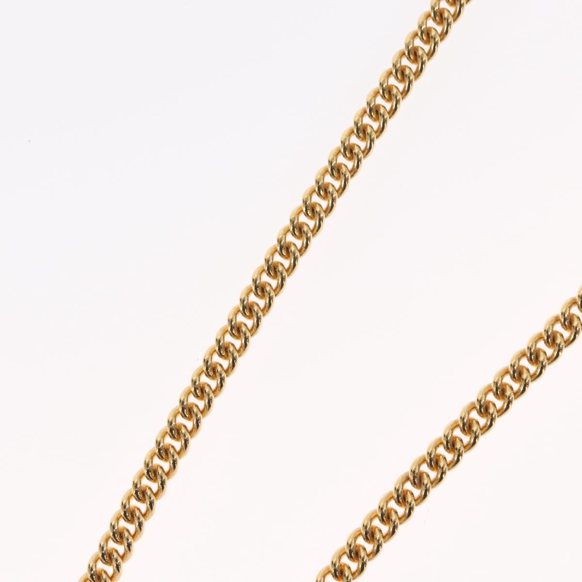 Christian Dior Necklace metal Gold Auth bs32130