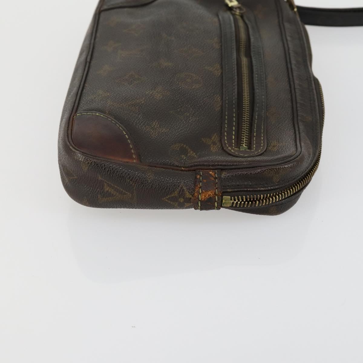 LOUIS VUITTON Monogram Clutch Bag 2 Set LV Auth bs32138