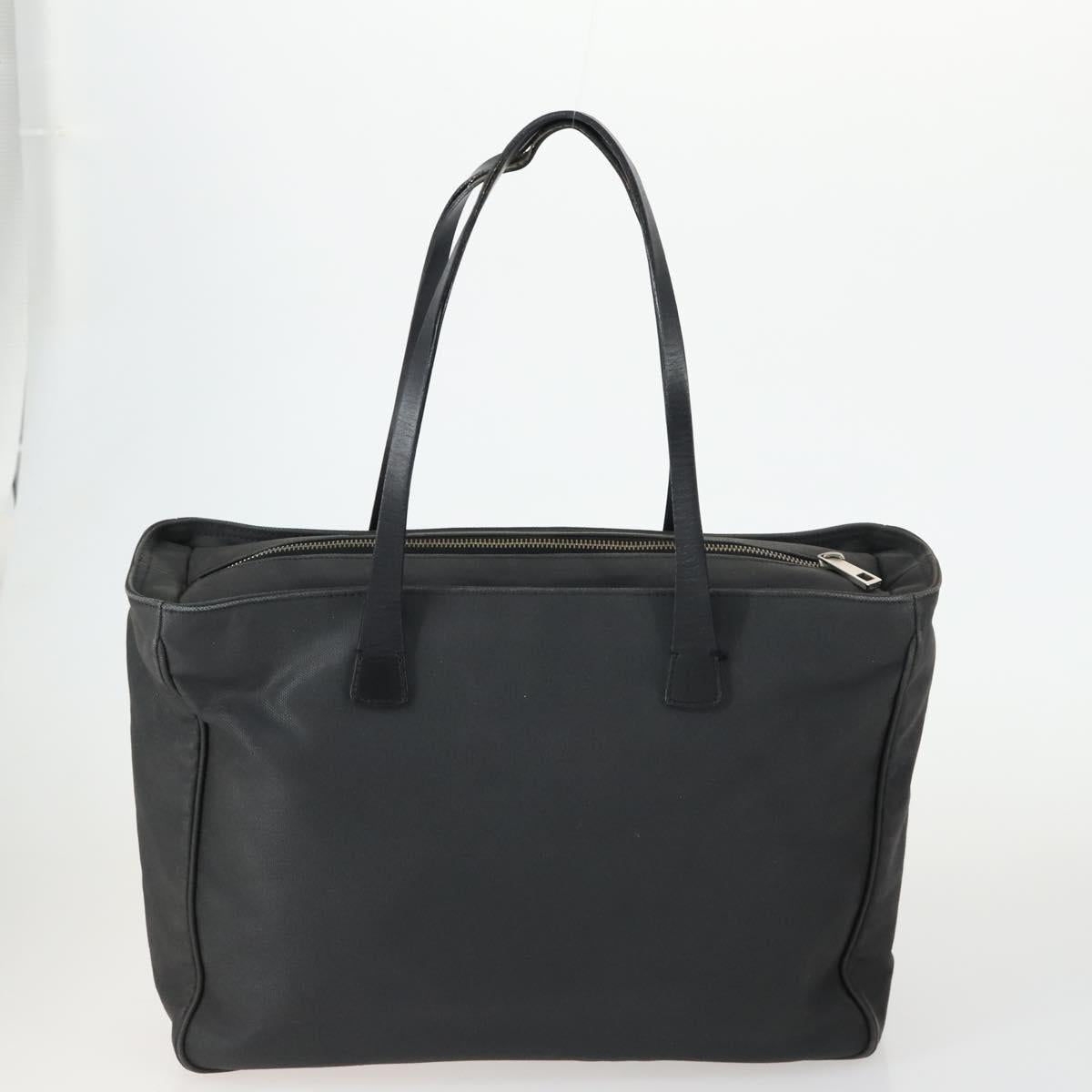 BALLY Shoulder Bag Nylon PVC 2 Set Black Auth bs32141