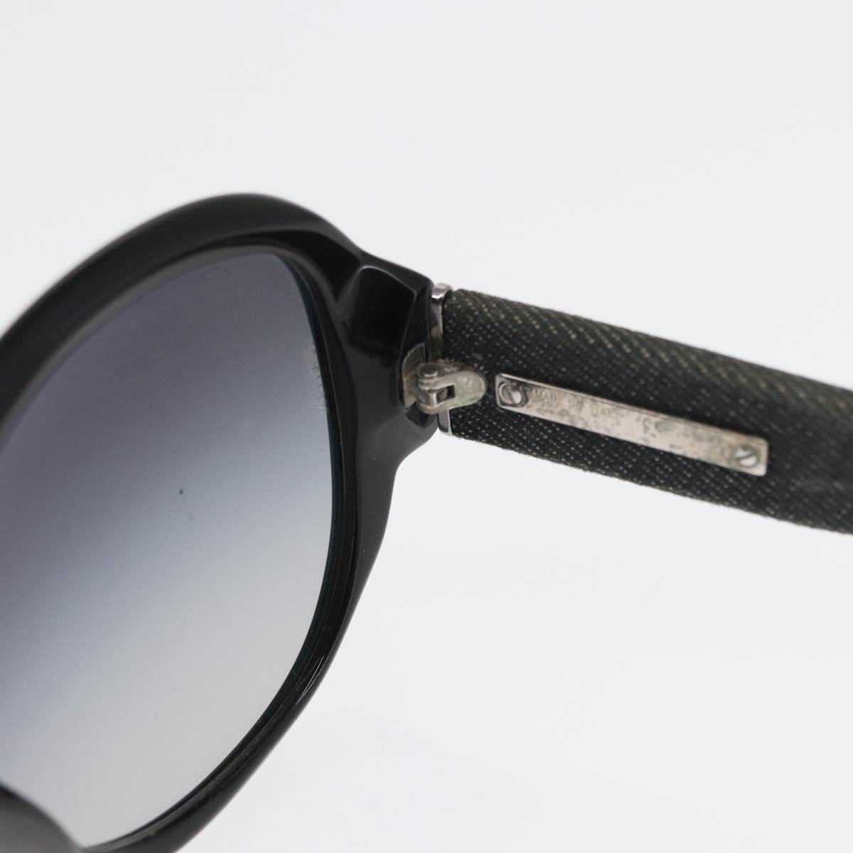 CHANEL Sunglasses plastic Black CC Auth bs32166