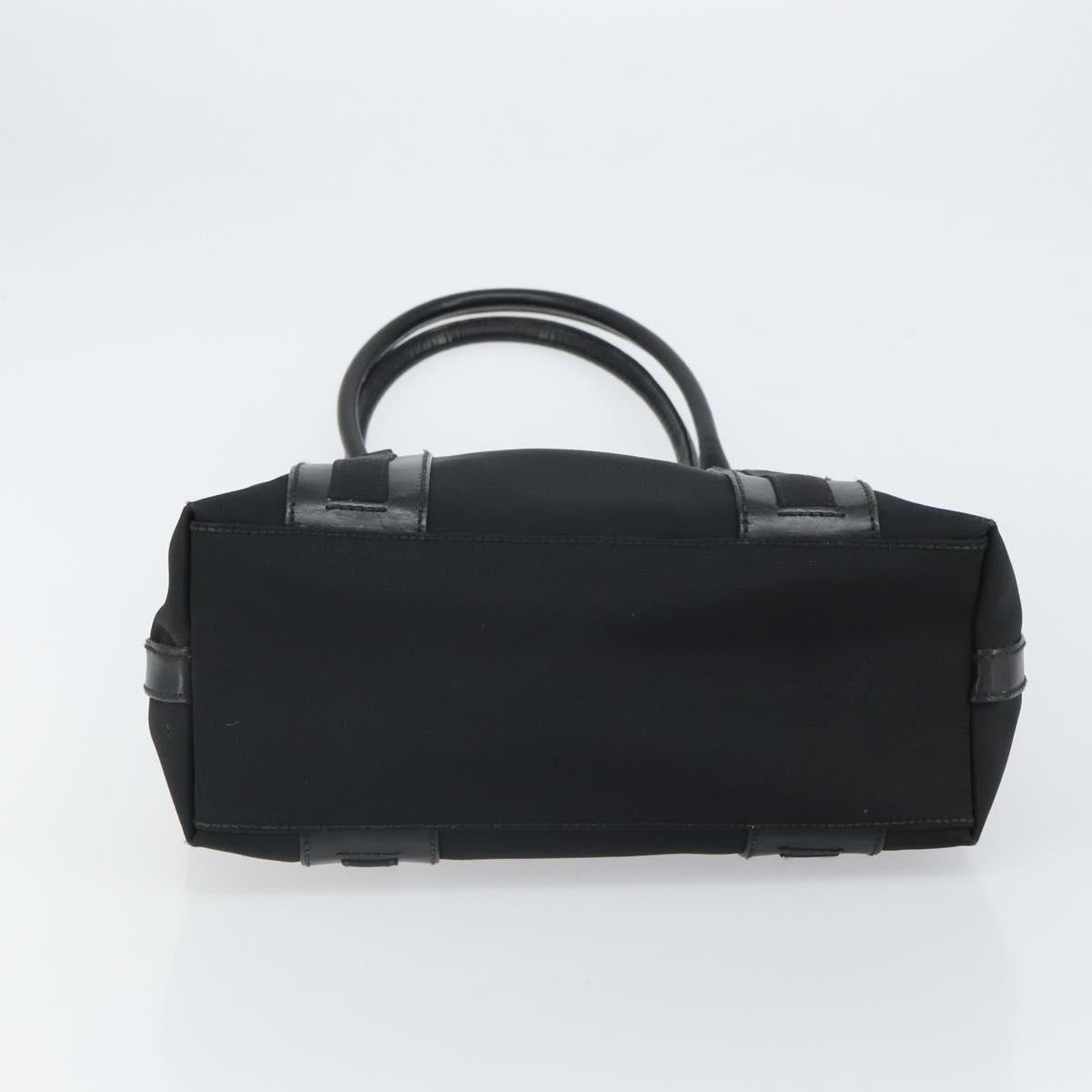 GUCCI Tote Bag Canvas Leather Black Silver 001 1098 2123 Auth bs32193