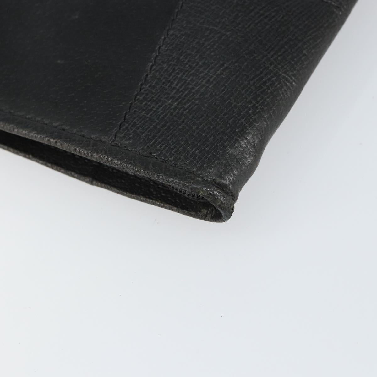 GUCCI Clutch Bag Leather Black 015 399 0282 Auth bs32210