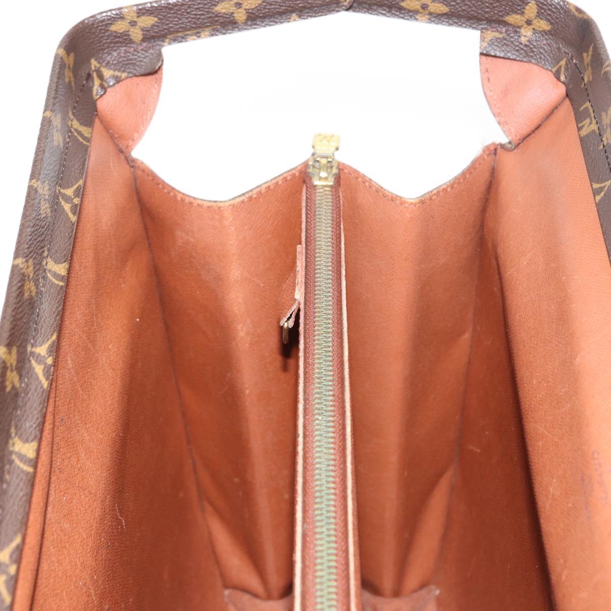 LOUIS VUITTON Monogram Serviette Fermoir Business Bag M53305 LV Auth bs32213