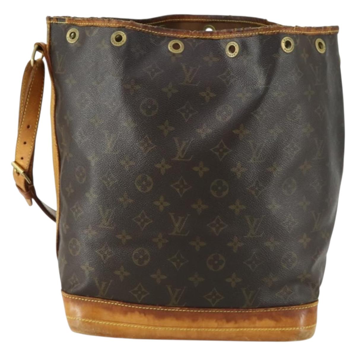 LOUIS VUITTON Monogram Noe Shoulder Bag M42224 LV Auth bs32217