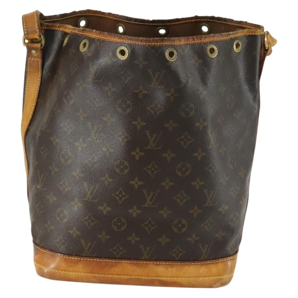 LOUIS VUITTON Monogram Noe Shoulder Bag M42224 LV Auth bs32217