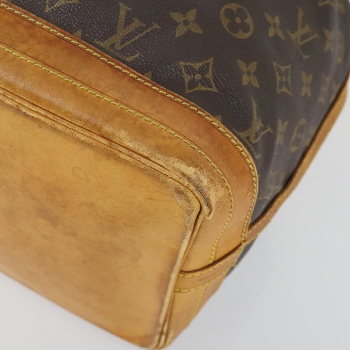 LOUIS VUITTON Monogram Noe Shoulder Bag M42224 LV Auth bs32218
