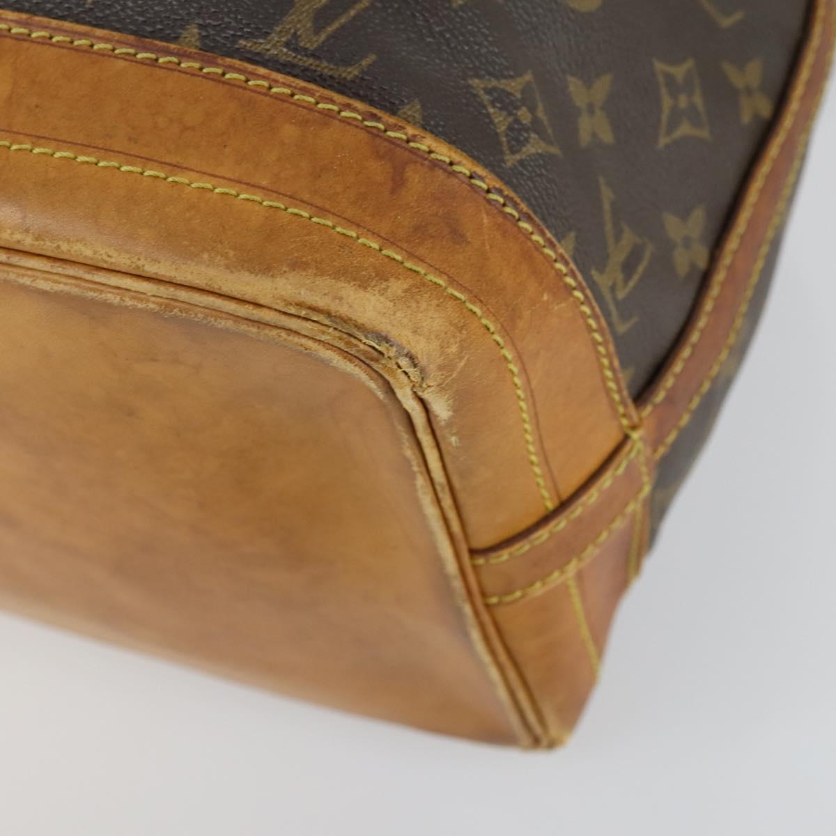 LOUIS VUITTON Monogram Noe Shoulder Bag M42224 LV Auth bs32218