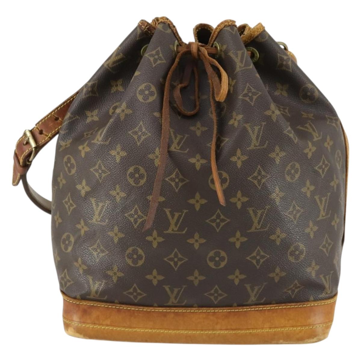 LOUIS VUITTON Monogram Noe Shoulder Bag M42224 LV Auth bs32218
